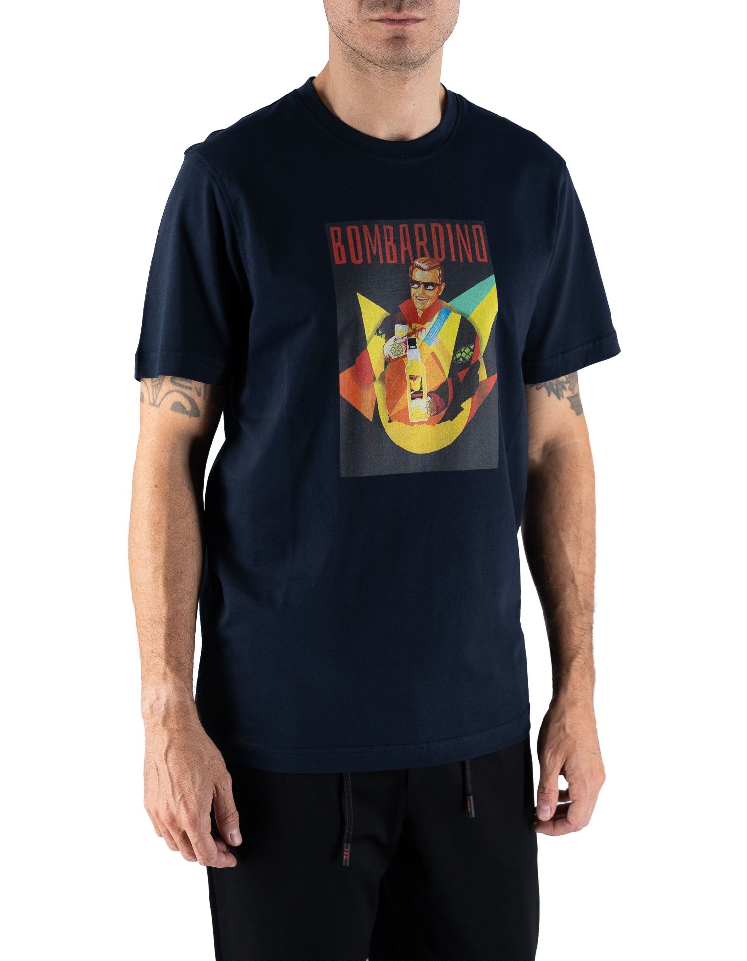 Red Sox T-shirt Uomo Bombardino Blu – dettaglio prodotto 2 – Master SKU RSX_RF20067_V0058_-_BLU