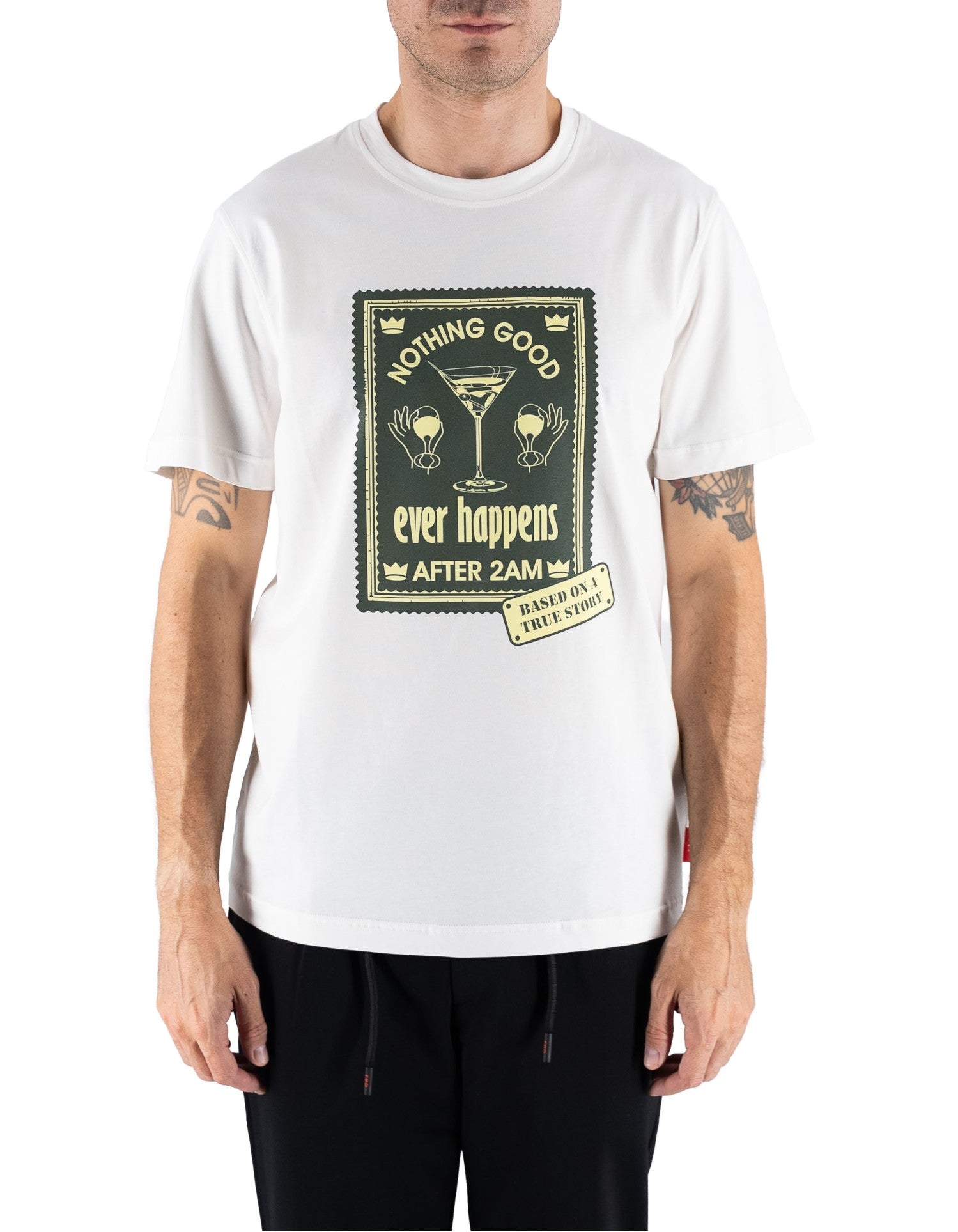 Red Sox T-shirt Uomo Nothing Good Off-white – dettaglio prodotto 4 – Master SKU RSX_RF20068_V5235_-_OFF-WHITE