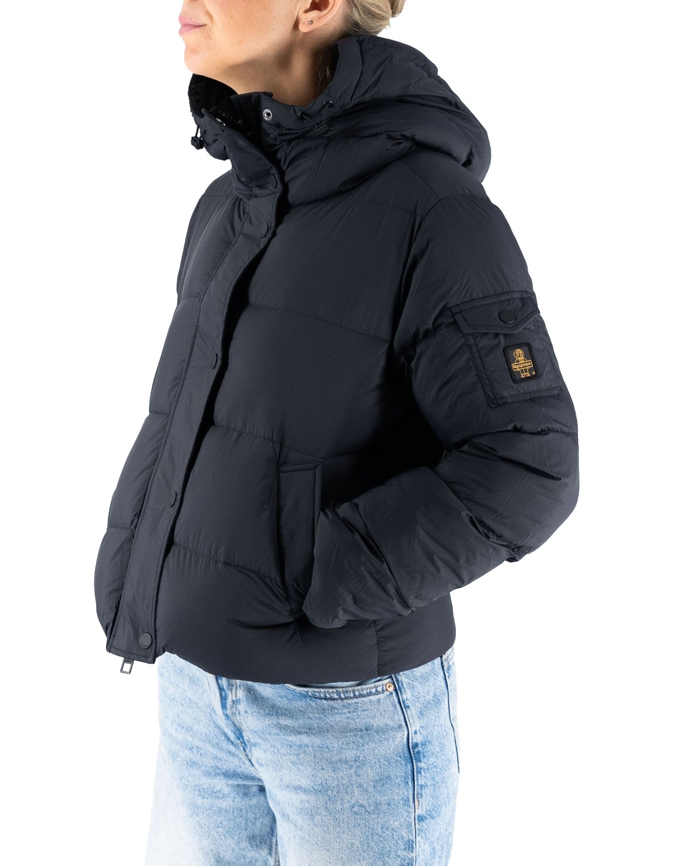 Refrigiwear Braffy Jacket Black – vista principale – Master SKU RFR_W53800_NY2303_G06000