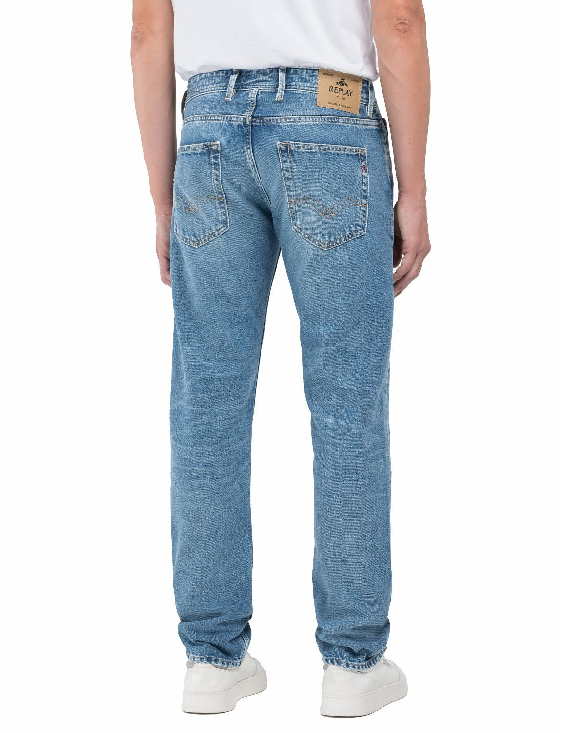 Replay Jeans Grover Medium Blue – dettaglio prodotto 2 – Master SKU RPY_MA972_000886_0C2_009