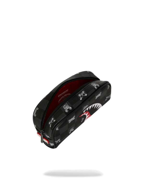 Sprayground Astuccio Gray Peeking Character Check – dettaglio prodotto 2 – Master SKU SPR_910B8913NSZ