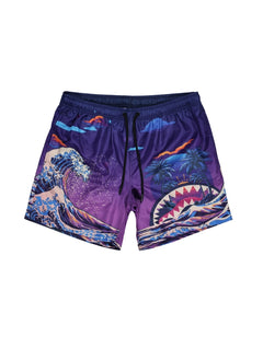 Sprayground Camo Kawa Vice Swim Trunks Purple – vista principale – Master SKU SPR_SP755PRPL