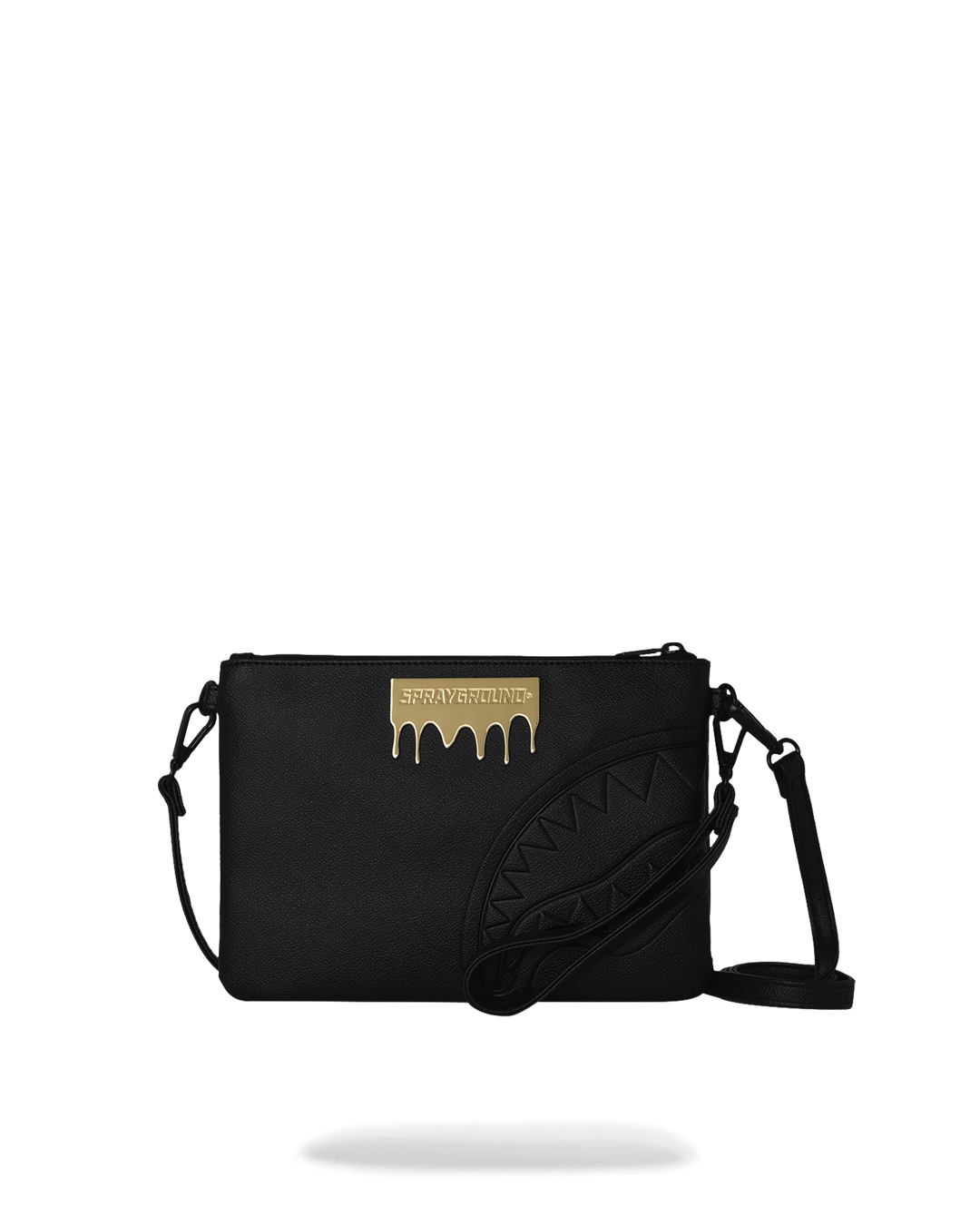 Sprayground Gold Brick Lux Crossbody Pouchette – vista principale – Master SKU SPR_910B9044NSZ
