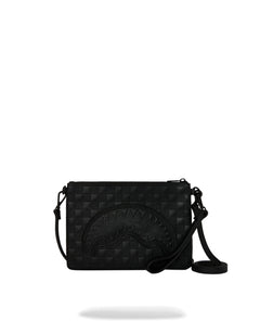 Sprayground Raised Check Crossover Clutch – vista principale – Master SKU SPR_910B9508NSZ