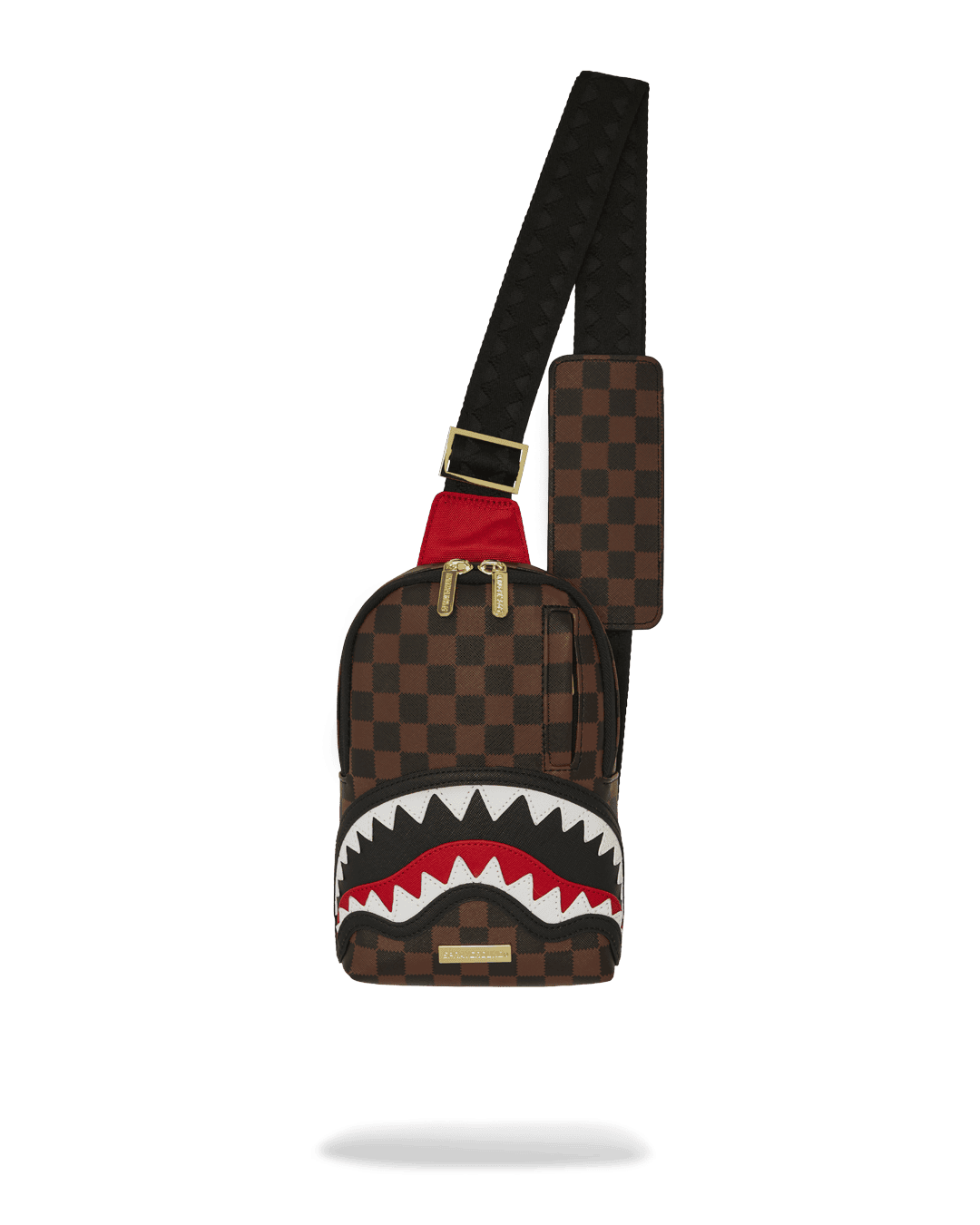 Sprayground Sawtooth Sharks In Paris One-Strap Sling – vista principale – Master SKU SPR_910B7819NSZ