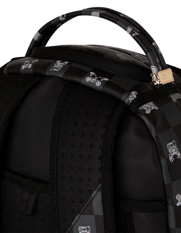 Sprayground Zaino Gray Peeking Character Check Dlxsv – dettaglio prodotto 2 – Master SKU SPR_910B8872NSZ