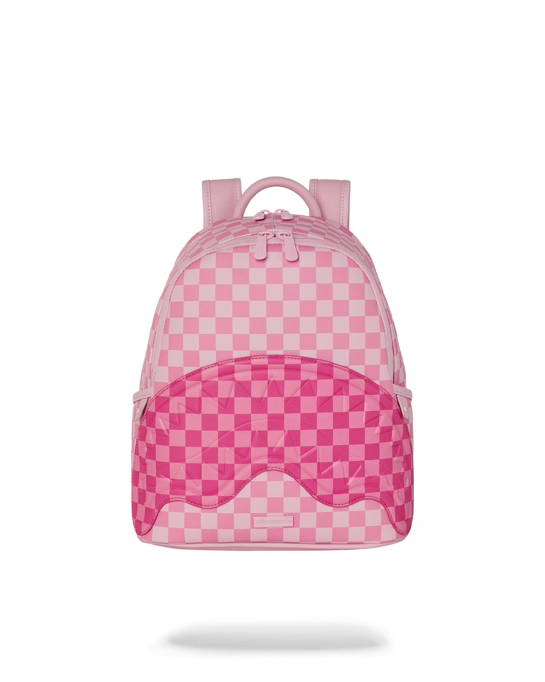 Sprayground Zaino Pink Sharks in Paris Patch Savage Backpack – vista principale – Master SKU SPR_910B9013NSZ