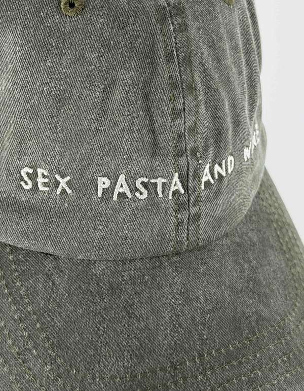 Tooco Cappellino Ricamo Sex Pasta & Wine Green – dettaglio prodotto 2 – Master SKU TOC_A_NDC_SEX_PAS_&W_GRN_ONE