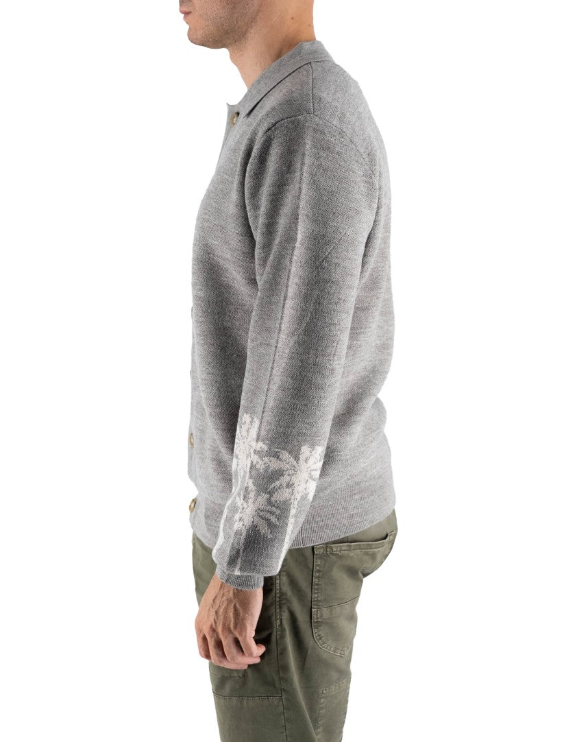 Tooco Polo A Manica Lunga Con Bottoni Solo Grey – dettaglio prodotto 4 – Master SKU TOC_M_PLK_MALIBU_SOLO_GREY