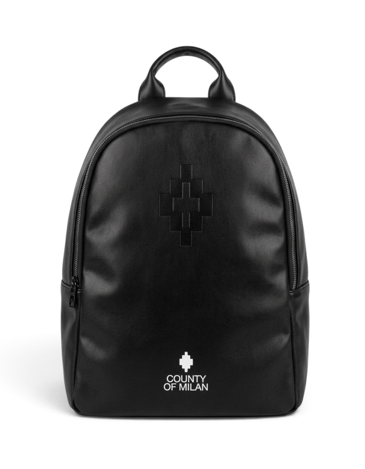 County Of Milan Zaino Smooth Nero/Bianco COMAF261002 COMAF261002 - vista frontale