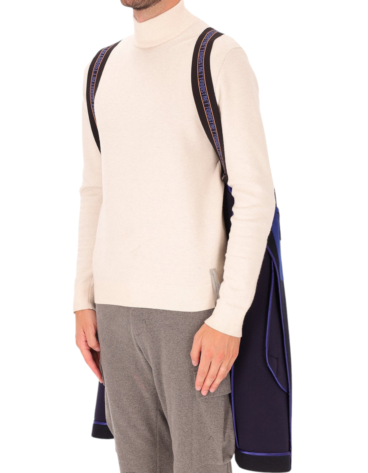 Distretto12 Cappotto Carlos Blu - dettaglio