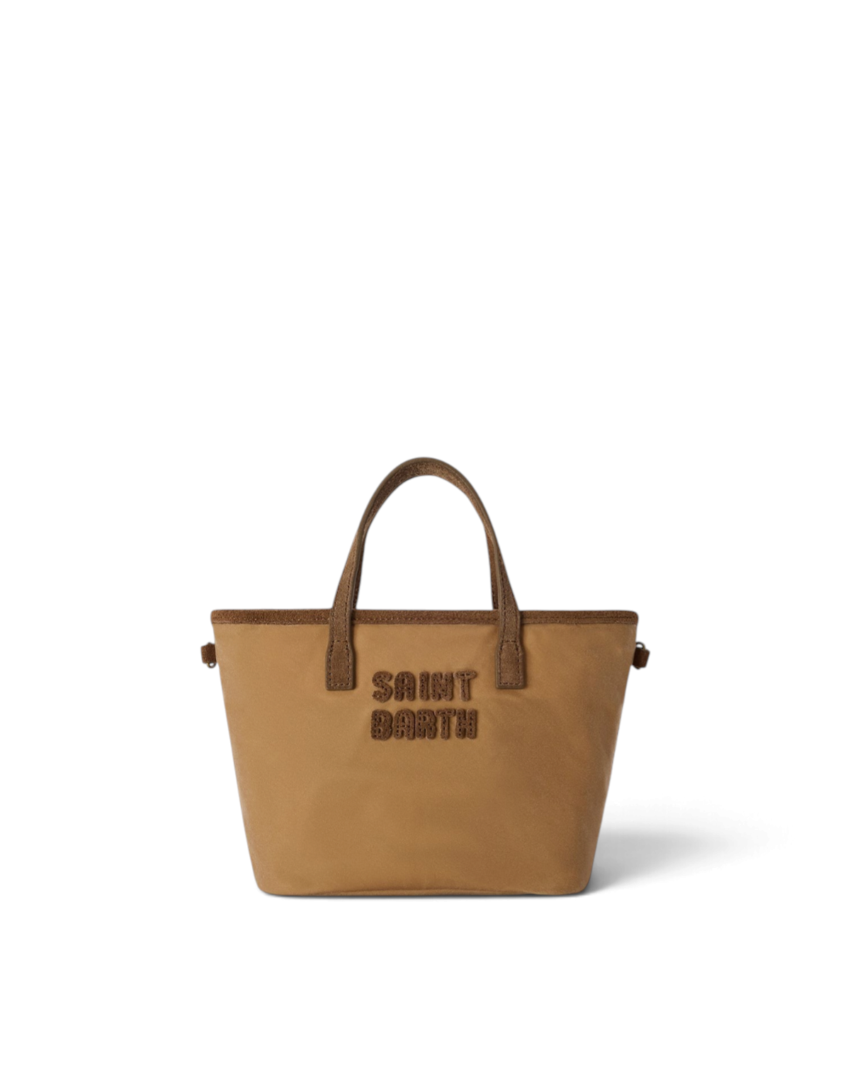 MC2 Saint Barth Borsa Mini City Wax nocciola - vista frontale