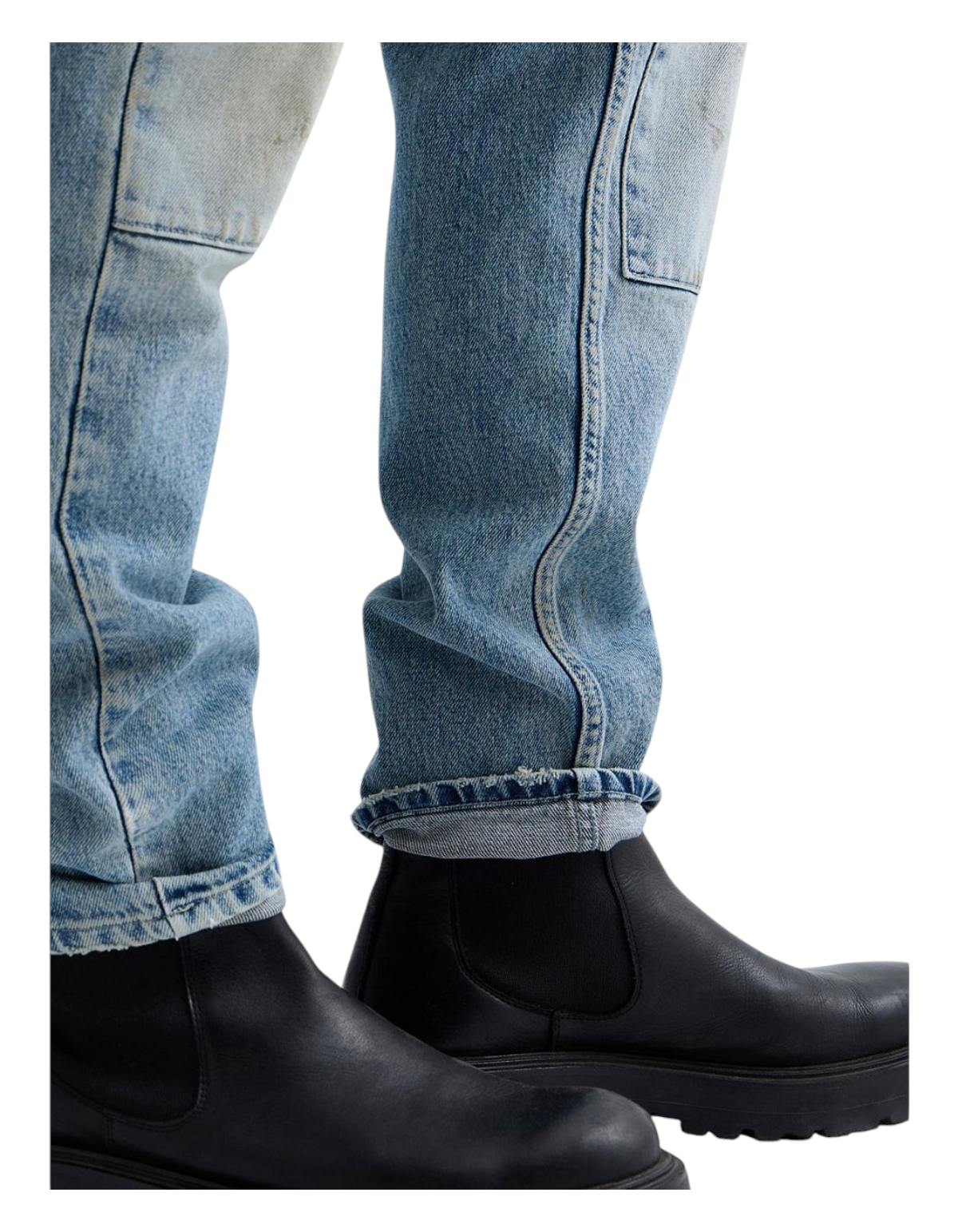 Replay Lanny Light Blue - dettaglio fondo gamba