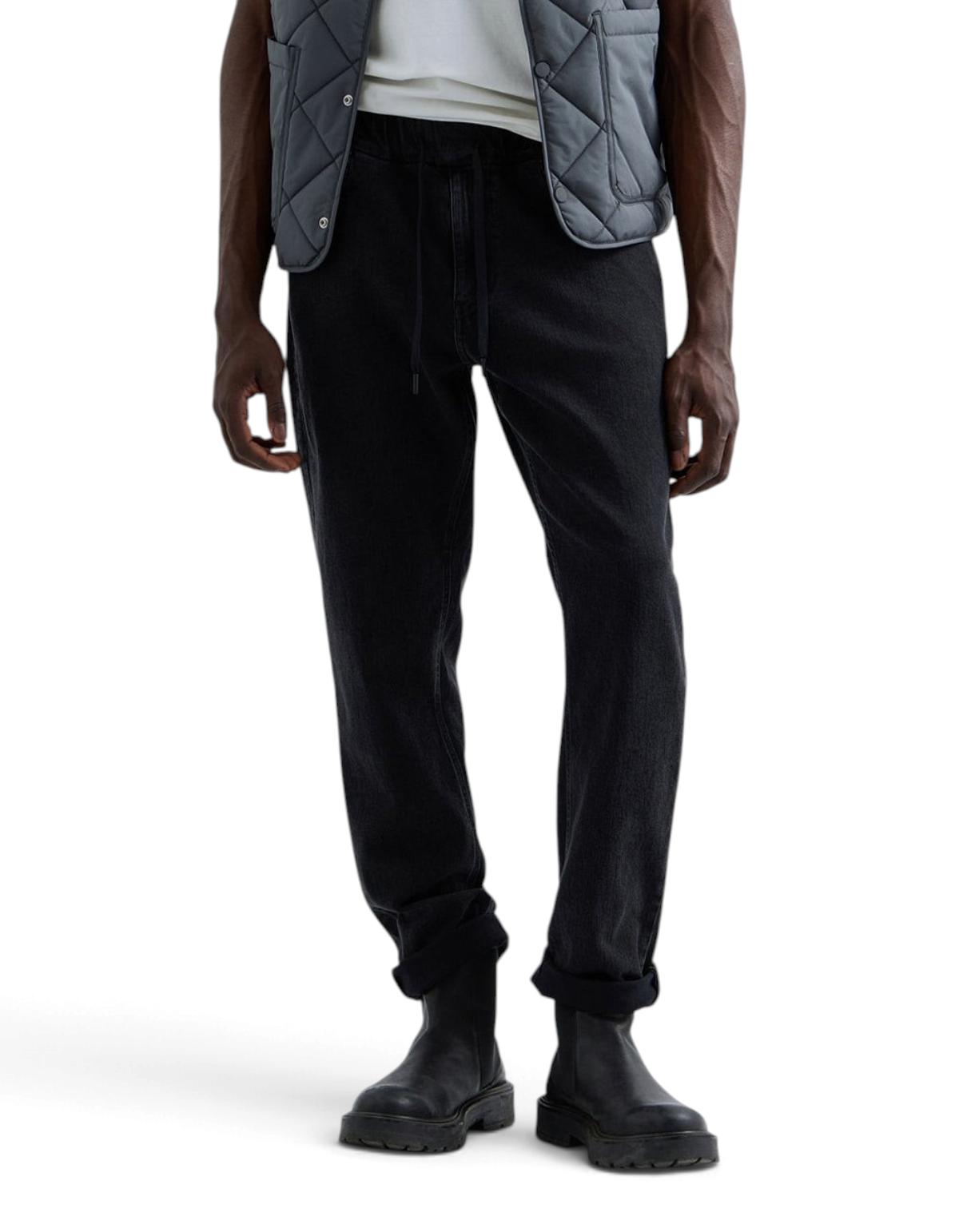Replay Lanny jeans uomo relaxed tapered Black M1037 - fronte