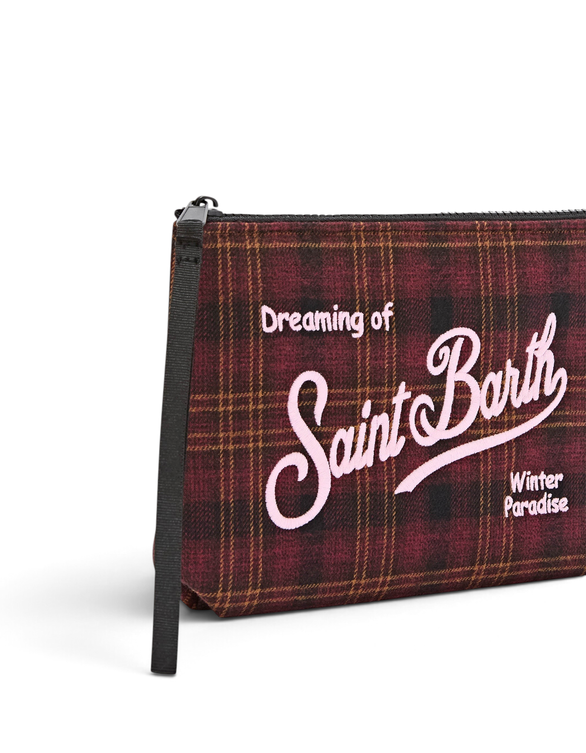 MC2 Saint Barth Pochette Aline Wool Tartan 4511 Emb - vista 2