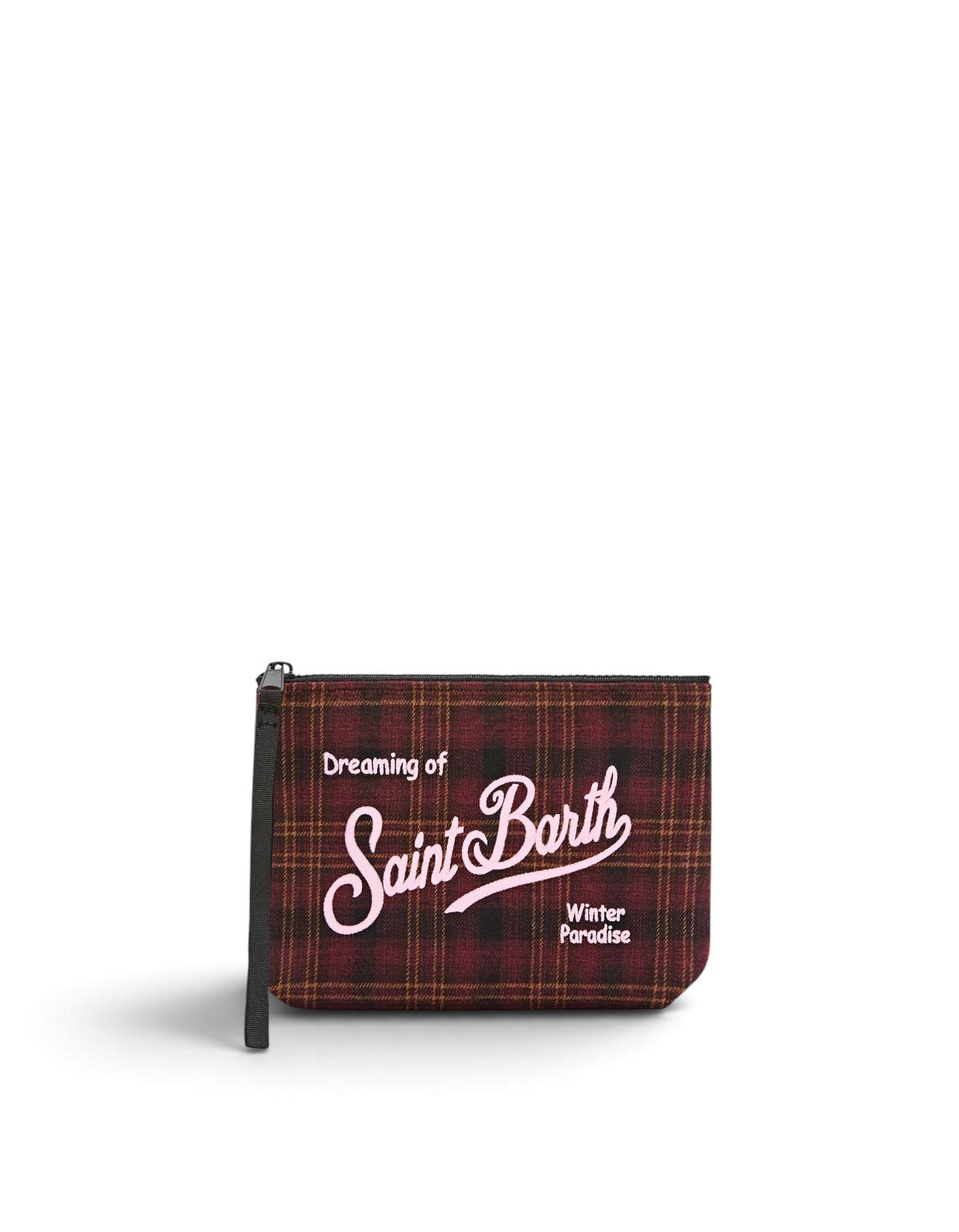 MC2 Saint Barth Pochette Aline Wool Tartan 4511 Emb - vista 1