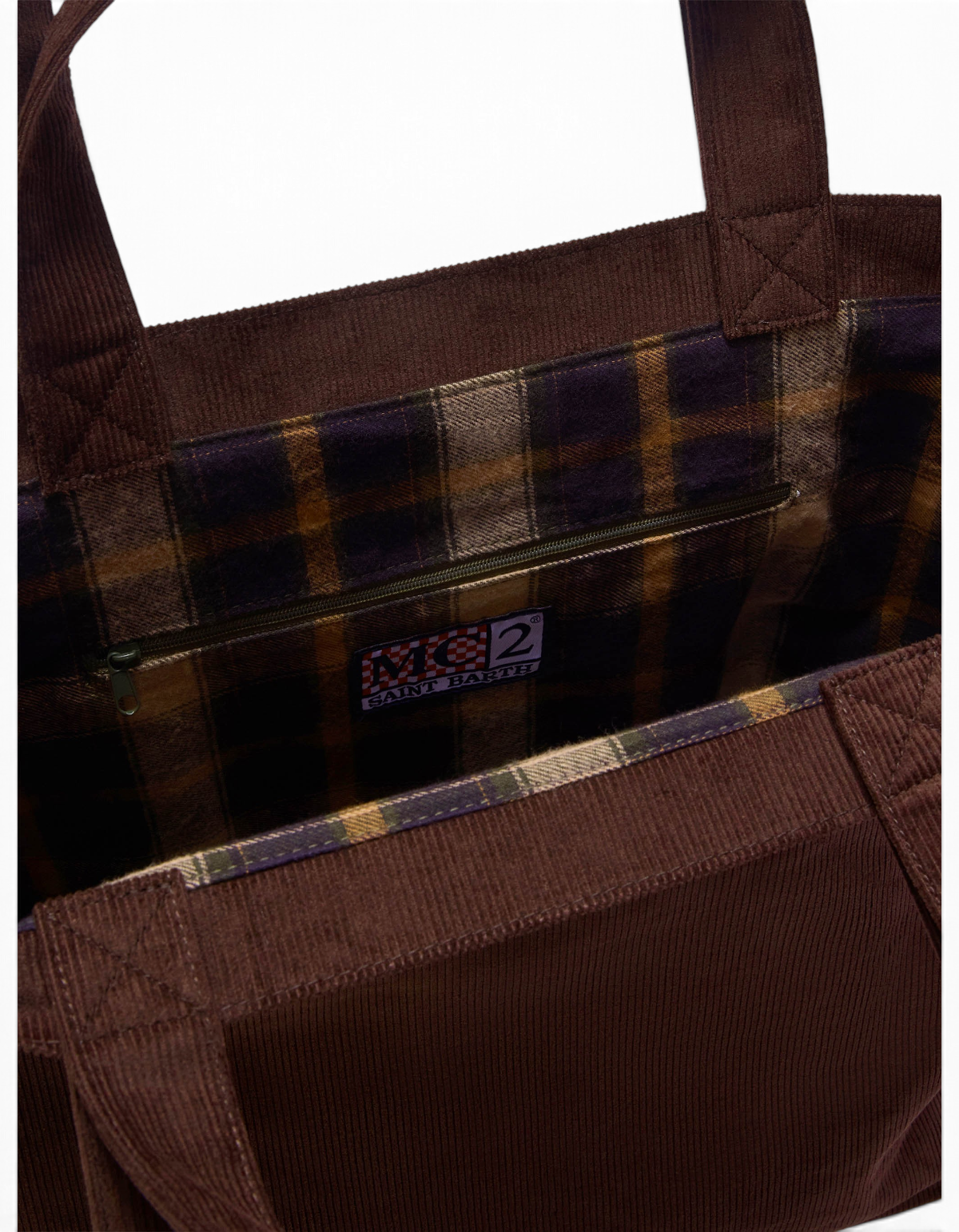 MC2 Saint Barth Borsa Essential Corduroy S 18 Emb - vista 5