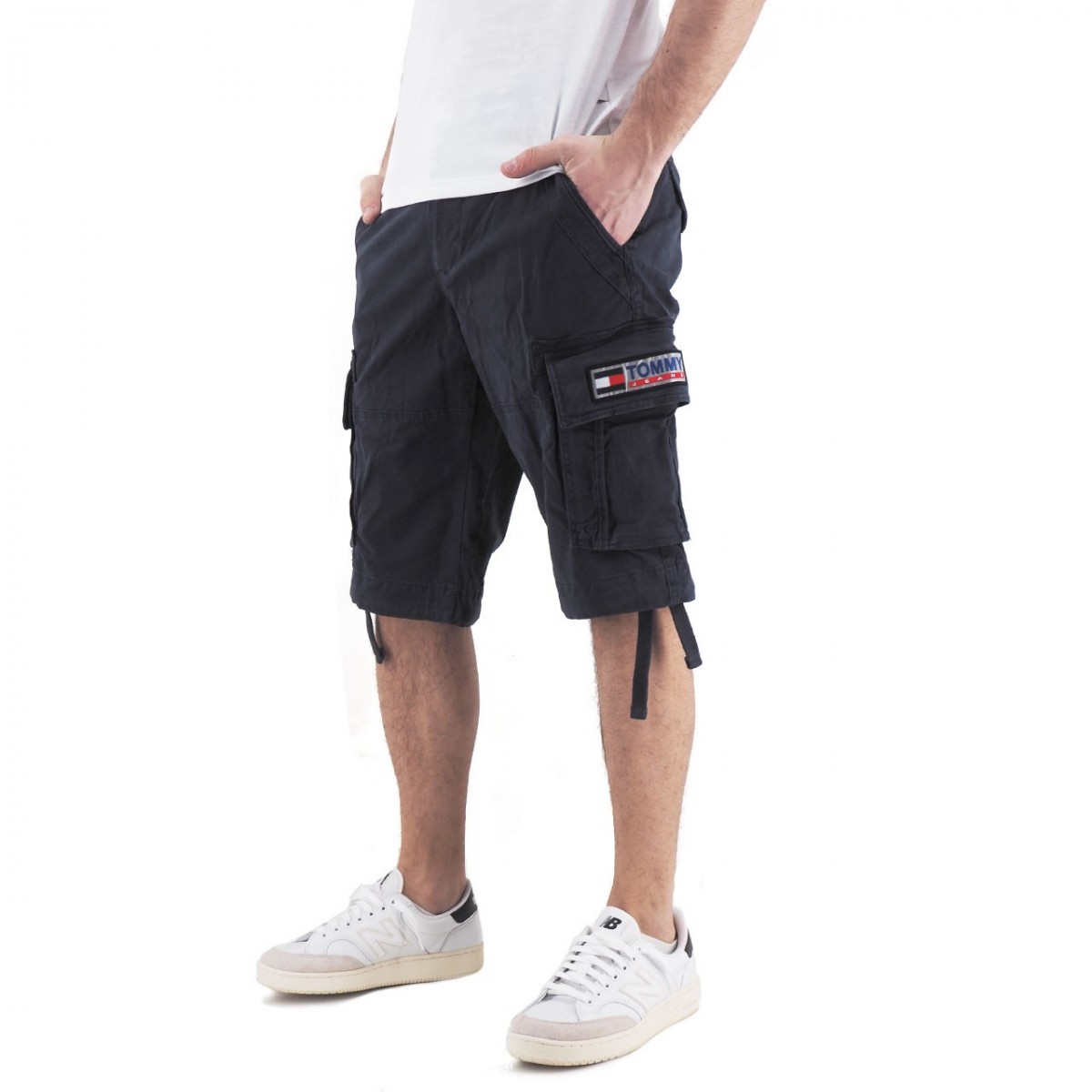 Tommy Jeans | Solid Cargo Shorts, Blue | TMH_DM0DM08548C87