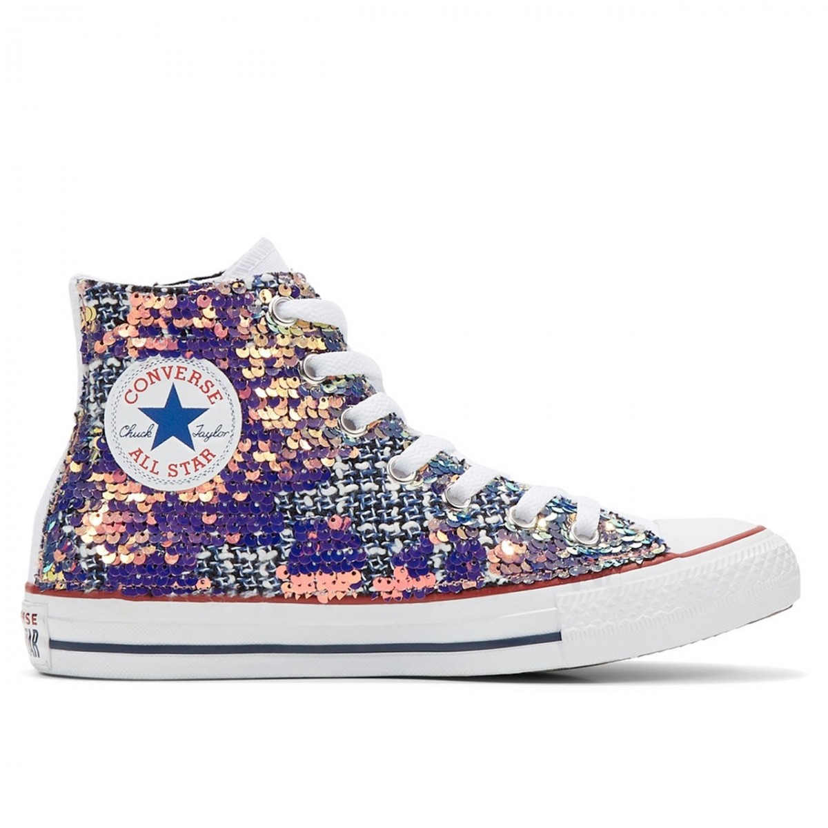 Converse Multicolor Sequins Chuck Taylor All Star High Top Multi CNV 167393C