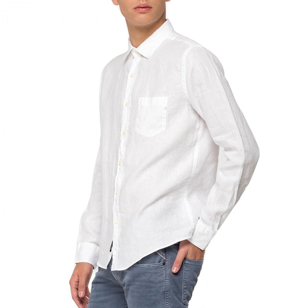 men's pure linen shirts