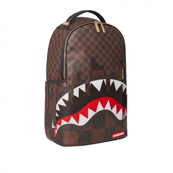 Backpacks Sprayground - Shark in Paris backpack in brown and black -  910B3769NSZ