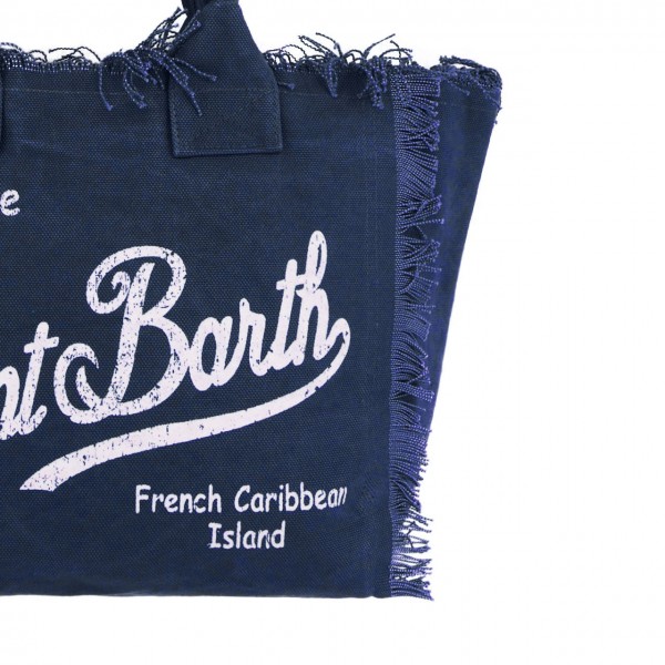 Mc2 Saint Barth Fiorucci Angels-print Beach Bag in Blue