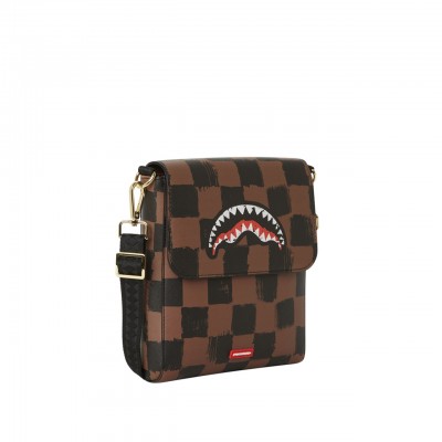 Sprayground Sharks In Paris Key Chain in Brown for Men