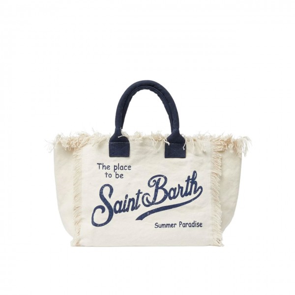 MC2 Saint Barth Colette Shopping Bag In Canvas