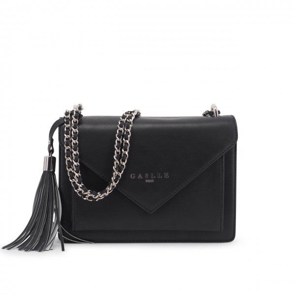 Shoulder Strap In Faux Leather With Logo And Tassel