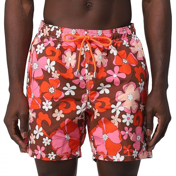 Classic Swim Short Retro Flower 18