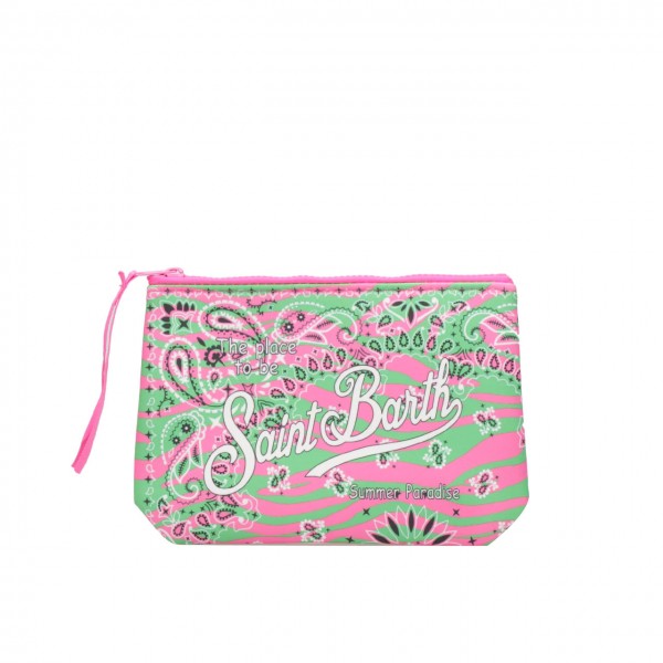 MC2 SAINT BARTH BAG ALINE SPONGE Woman Pink Bandana