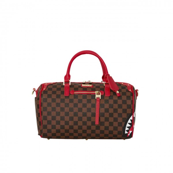 Red Sharks In Paris Box Mini Duffle