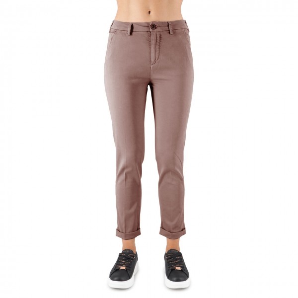 Briana Chino Trousers Dark Chocolate