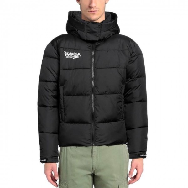 Down jacket with back logo