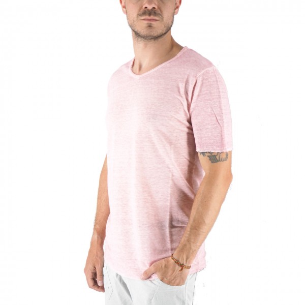 Granada T-Shirt In Pure Linen