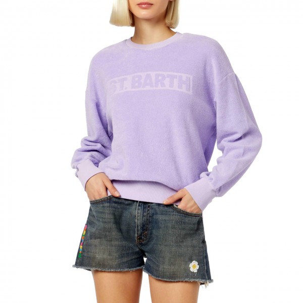 Stardust Sweatshirt In Lilac Terry