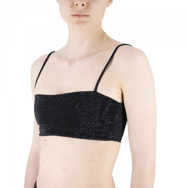 Athena Bandeau Top With Rhinestones