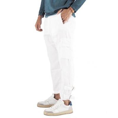 Linen Cargo Pants