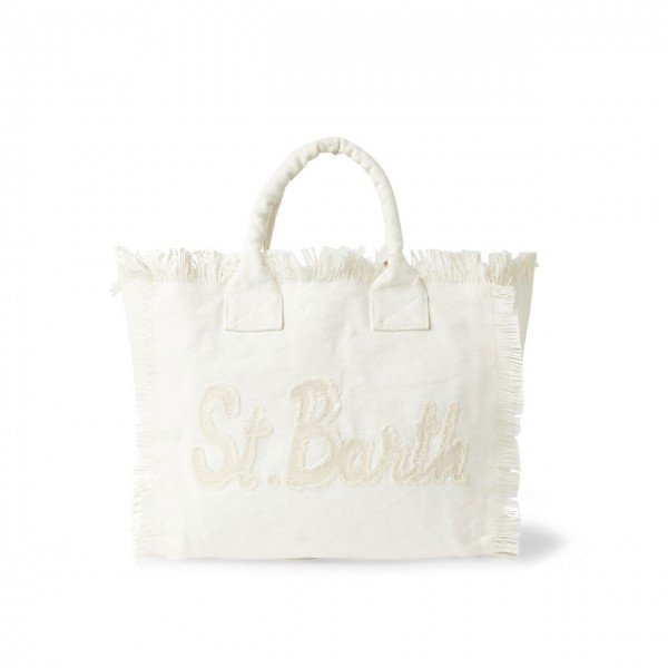 Creamy White Vanity Patch Bag