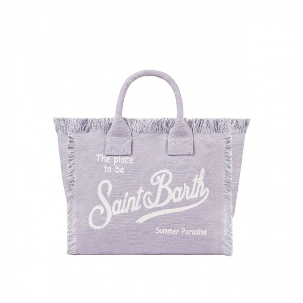 Vanity Bag In Lilac Canvas