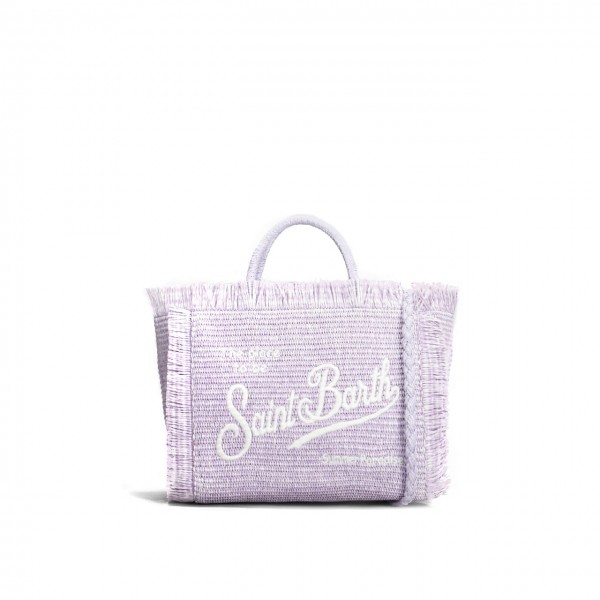 Colette Straw Lilac bag