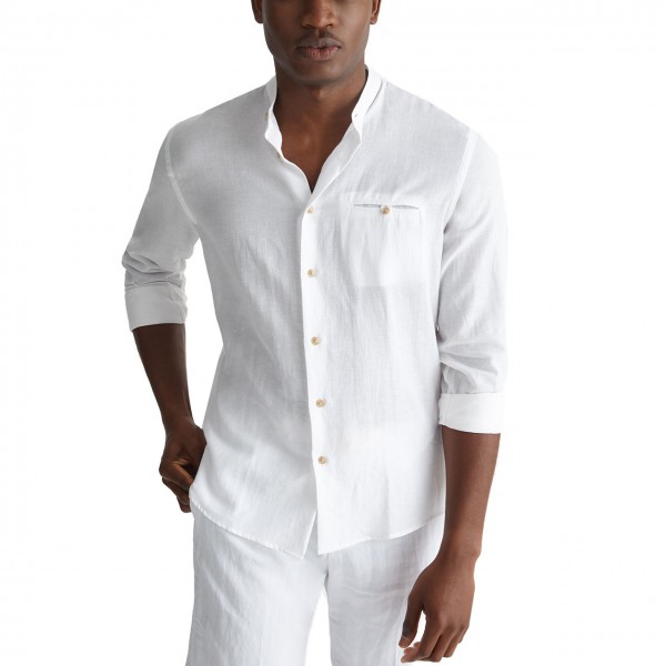 Korean Linen Blend Shirt