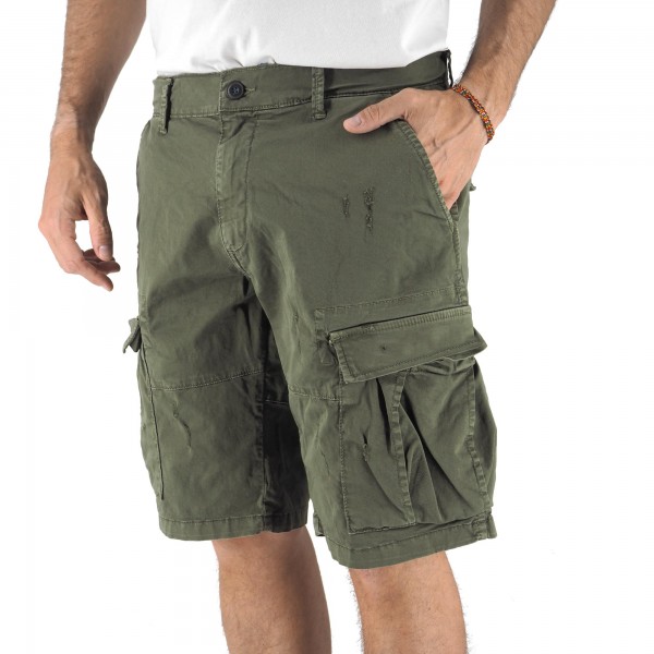 Dsq Cargo Bermuda Shorts In Cotton