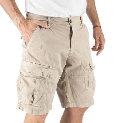 Dsq Cargo Bermuda Shorts In Cotton