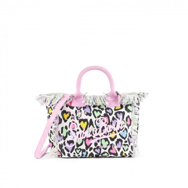 Borsa Colette In Canvas Animalier