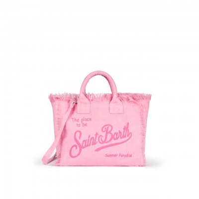Colette Pink Linen Bag