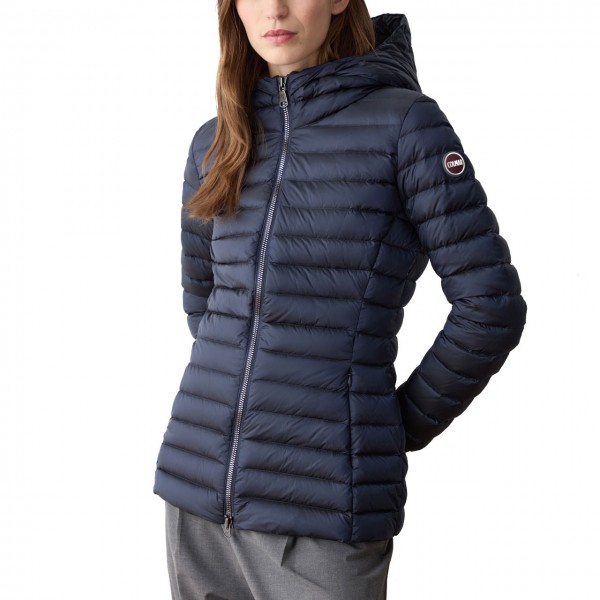 Navy Blue Slim Fit Down Jacket