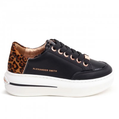 Sneaker Lancaster Woman Black Mac Sand