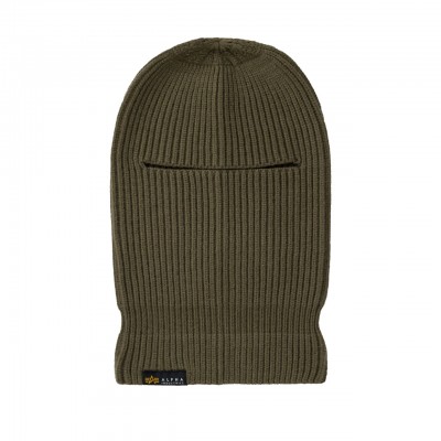 Label Balaclava Dark Olive