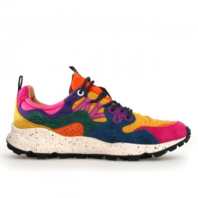 Sneaker Yamano 3 Fuchsia Yellow Green